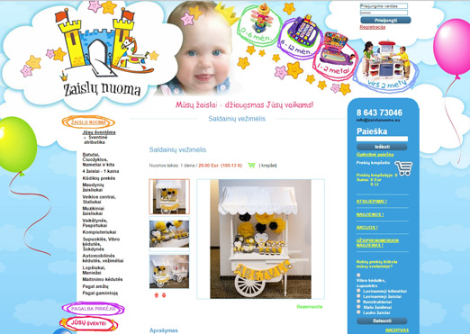 E-shop zaislunuoma.lt