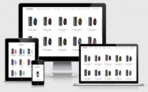 Sukurta internetinė elektroninė parduotuvė neonailshop.lt
